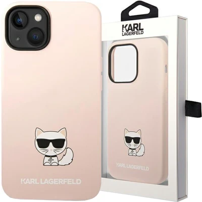 Afbeelding van Karl Lagerfeld Apple iPhone 14 Plus Hoesje Siliconen Choupette