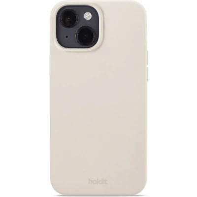 Afbeelding van Holdit Hoesje Geschikt voor iPhone 14 / 13 Siliconen Silicone Case Beige