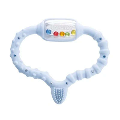 Afbeelding van Curaprox Bijtring Doorkomen babytanden Blauw