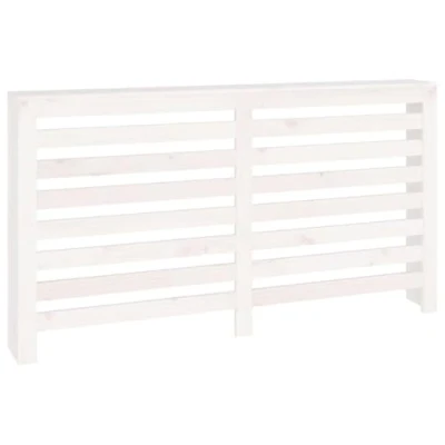 Afbeelding van vidaXL Radiatorombouw 153x19x84 cm massief grenenhout wit