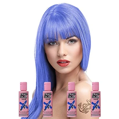 Image de Renbow Crazy Colour Lot de 4 crèmes semi permanentes pour cheveux 100 ml
