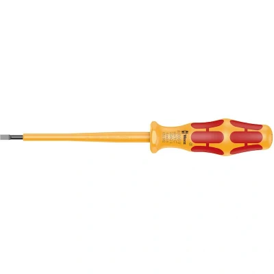 Afbeelding van WERA 1060 i VDE Kraftform geïsoleerde sleuf schroevendraaier, 0.6 x 3.5 100 mm 05051582001