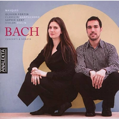 Afbeelding van Masques, Olivier Fortin, Sophie Gent J.S. Bach: Concerti &amp; Sonata (CD)