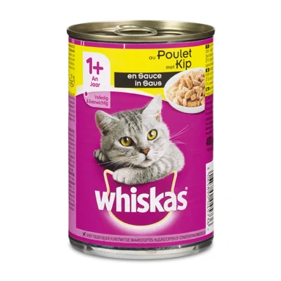 Afbeelding van 5 stuks! Blik Saus met Kip 400 g Whiskas