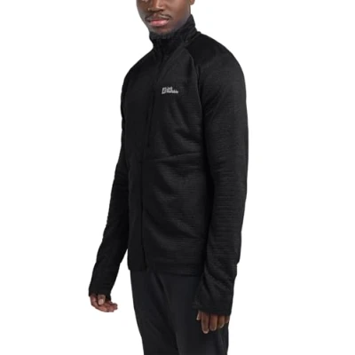 Afbeelding van Jack Wolfskin Taiga Sweater met rits, Heren, Maat: XL, Black