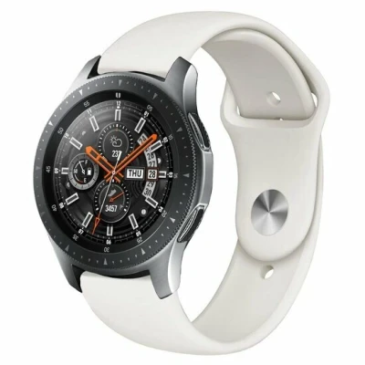 Afbeelding van Garmin Forerunner 255 Rubberen sportband Roomwit