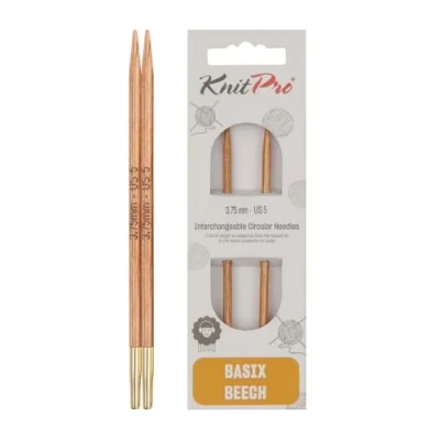 Afbeelding van KnitPro Basix KP35634 Berken rondbreinaald, vervangbaar, 11,6 x 3,75 mm, berkenhout, meerkleurig, mm
