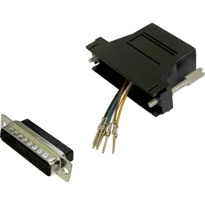 Afbeelding van BKL Electronic 10121134 Adapter D sub stekker 25 polig RJ45 bus 1 stuk(s) Single