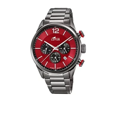 Afbeelding van Lotus Chronograaf, Heren, Maat: One Size, Red