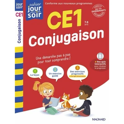 Image de Conjugaison CE1 Cahier Jour Soir