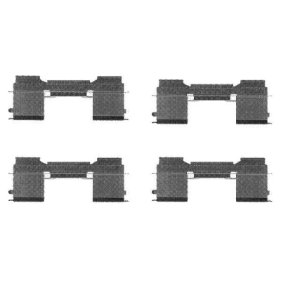Afbeelding van HELLA 8DZ 355 205 051 Accessoireset, schijfremblok PEUGEOT: Boxer Van, FIAT: Ducato III Platform / Chassis, CITROËN: Relay II Van