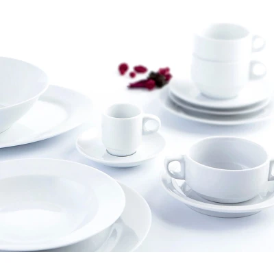 Afbeelding van Platt tallrik Quid Basic Keramisch Wit (Ø 27 cm) (12 Stuks)