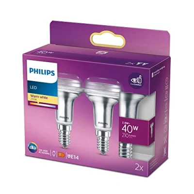 Image de Philips LED Reflector 40 W E14 warmwit licht 2 stuks