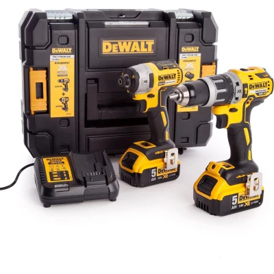 Afbeelding van DeWalt DCK266P2T accu set DCD796 + DCF887 in T Stak koffer 18v 5.0Ah Li ion QW