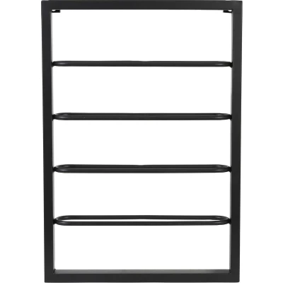 Afbeelding van Light &amp; Living Wijnrek Amore Zwart 4 Flessen