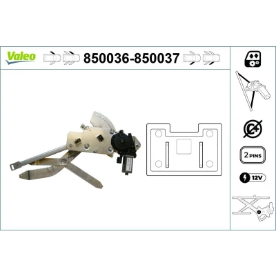 Afbeelding van Valeo Raammechanisme 850036