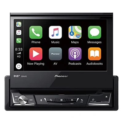 Afbeelding van Pioneer AVH Z7200DAB Autoradio met scherm DAB+ tuner, Aansluiting voor stuurbediening, Bluetooth handsfree, AppRadio