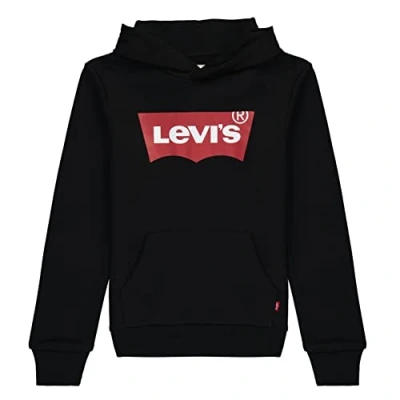 Afbeelding van Levi&#039;s Lvb Batwing sweatshirt met capuchon en voor jongens (pak van 1), zwart.