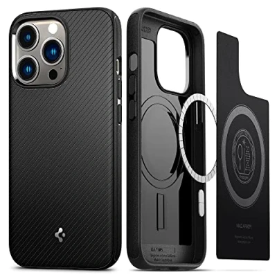 Image de Spigen Apple iPhone 13 Pro Mag Armor étui téléphone mobile (Black) MagSafe ACS03281