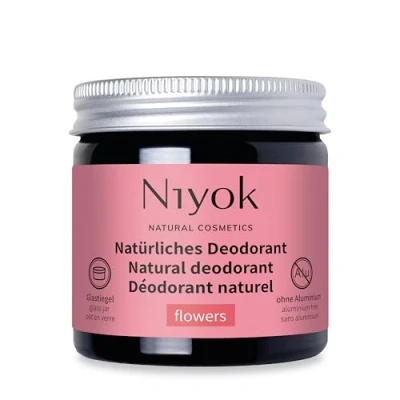 Image de Niyok® Déodorant 2 en 1 Sans aluminium Anti transpirant Pour femme transpiration Fleurs 40 ml