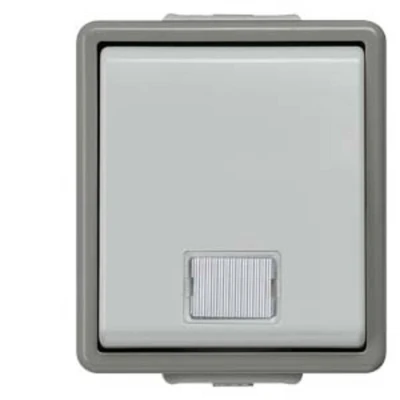 Afbeelding van Siemens 5TA4710 Jaloezie schakelaar Delta Grijs Schakelmateriaal