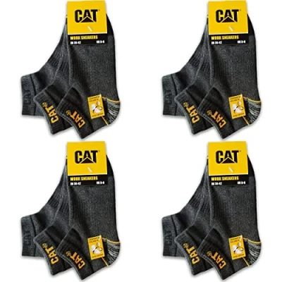 Afbeelding van CAT Erpillar Work werksokken voor werksneakers, maat 39 50, 12 paar, paar grijs