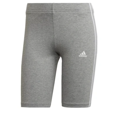 Afbeelding van adidas Sportswear Essentials 3STRIPES BIKE Shorts, Dames, Maat: Small, Medium grey heather/white