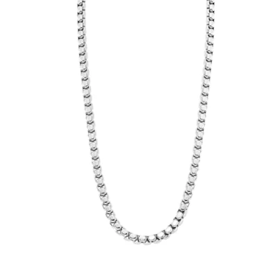 Afbeelding van Lotus style LS1931 1/1 collier zilverkleurig staal 60cm