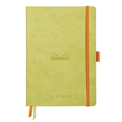 Afbeelding van Rhodia Goalbook Dotted A5 Softcover Anijsgroen [Wit Papier]