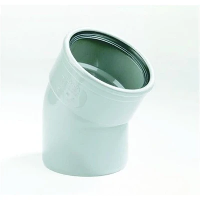 Afbeelding van PVC bocht 30 graden manchet, 110 mm (1 x mof / 1