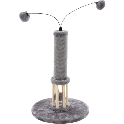 Afbeelding van Flamingo Sno Lia Krabpaal Katten Grijs 30x30x59cm 1st 130137