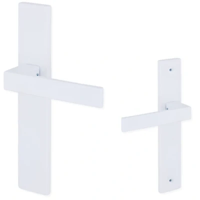 Afbeelding van Deurklink ELIOT blind schild mat wit