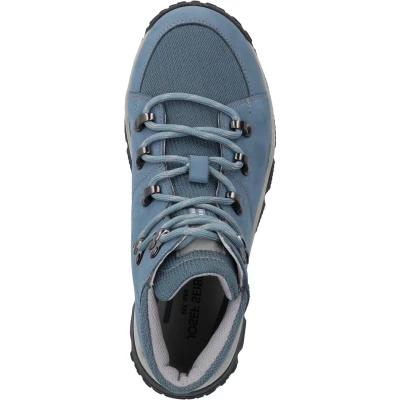 Afbeelding van Josef Seibel Philippa Veterboots, Dames, Maat: 39, Azur kombi Leer en textiel