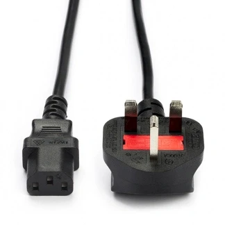 Afbeelding van C13 kabel Nedis 2 meter (Groot Brittannië, Haaks)