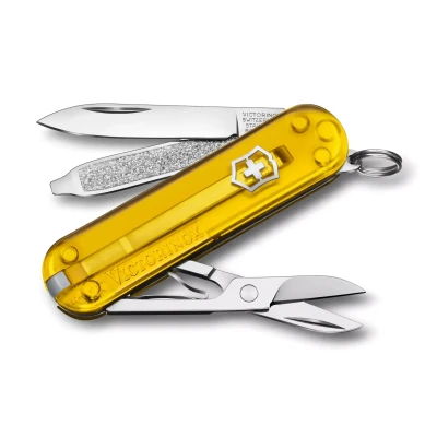 Afbeelding van Victorinox Classic SD Transparent zakmes Tuscan Sun 7 functies