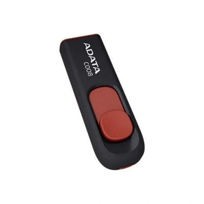 Afbeelding van ADATA 32GB C008 USB stick Type A 2.0 Zwart, Rood