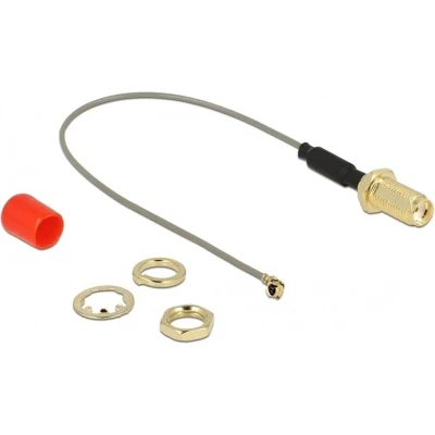 Afbeelding van MHF I (v) SMA kabel met ferriet kern Micro Coax (1,13 mm) 50 Ohm / grijs 0,10 meter