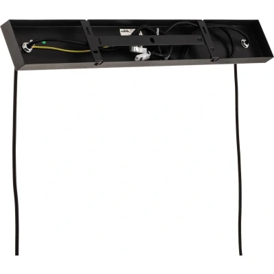 Afbeelding van Lucande hanglamp 2lichts IJzer E27 zwart, goud