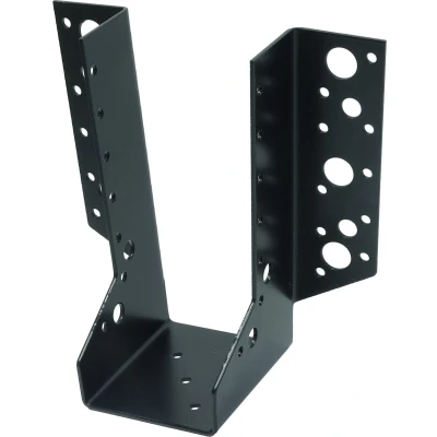 Afbeelding van Wovar Raveeldrager Zwart Verzinkt voor 6.3 x 17.5 cm Balken Per Stuk