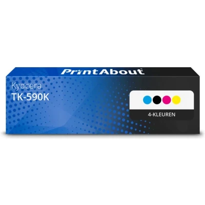 Afbeelding van Huismerk Kyocera TK 590K Toner 4 kleuren Voordeelbundel