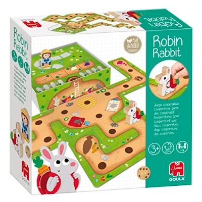 Afbeelding van Goula Robin Rabbit educatief spel voor kinderen vanaf 3 jaar Frans coöperatief