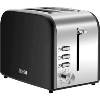 Afbeelding van Teesa TSA3300 Broodrooster, 850 Watt, roestvrijstaal