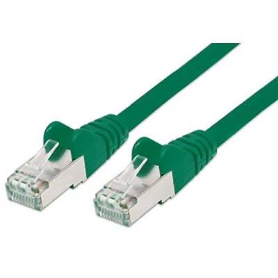 Afbeelding van PremiumCord Patchkabel, CAT6a, S/FTP, PIMF, Ethernet, LAN, snel, flexibel en duurzaam, RJ45, 10 Gbit/s kabel, AWG 26/7, koperen kabel 100% CU, groen, 2 m
