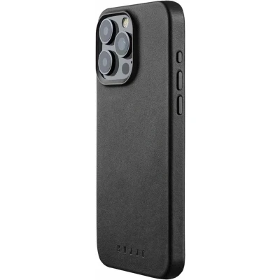 Afbeelding van MUJJO Leather Case with MagSafe iPhone 15 Pro Max black CL 041 BK