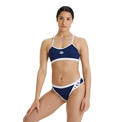 Afbeelding van ARENA Women&#039;s Icons Cross Back Solid, 2 stuks (1 stuk), Navy Blauw
