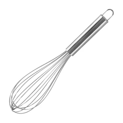 Image de Fackelmann 43051 fouet de cuisine inox, pâtisserie, fouet, ustensile Acier inoxydable, Argent, 26 cm