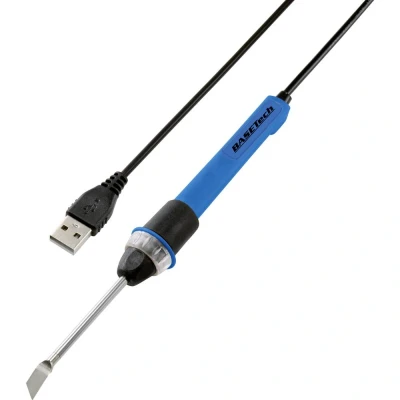 Afbeelding van Basetech LWK 172 Soldeerboutset 5 V/DC 8 W Beitelvorm 400 C (max)