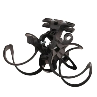 Afbeelding van Zéfal Tri Bottle Cage Set dubbele flessenhouder voor fiets triathlon op zadel Pulse Z2 en Z2i zwart, Eén maat