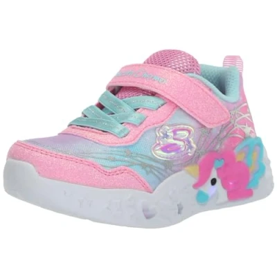Afbeelding van Skechers Unicorn Dreams Sneakers laag voor kinderen, Maat: 30, Pink sparkle/turquoise Textiel