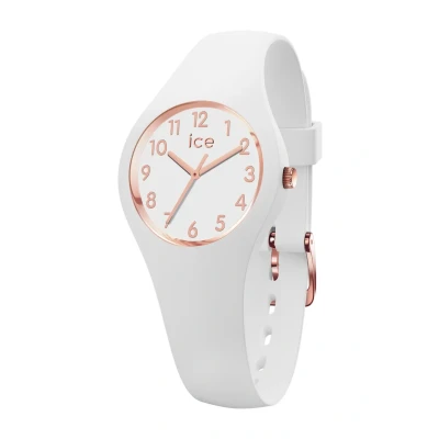 Afbeelding van Ice Watch GLAM Horloge, Dames, Maat: One Size, White rose gold numbers xs